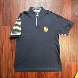 Vtg 2002 Tommy Hilfiger Striped Sleeve Polo Men’s XL